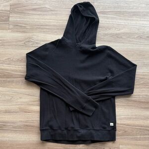 Vuori Men's Black Waffle Hoodie
